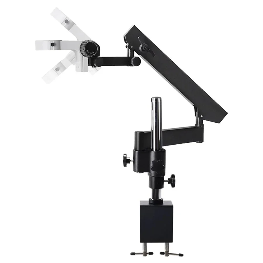 7X-45X Microscope with Stand Jewelry Tools Machine Portable Microscope Stand Microscope arm universal support column fixture