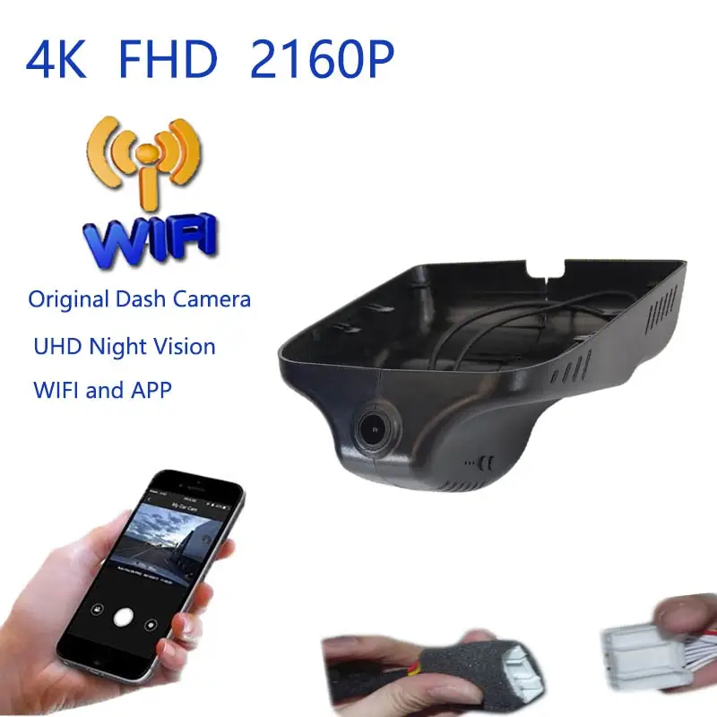 4K التوصيل والتشغيل مسجل فيديو السيارة واي فاي DVR داشكام ل Trumpchi GS8 GS7 GS4 2017 2018 2019 2020 2021 2022 2023 داش كاميرا