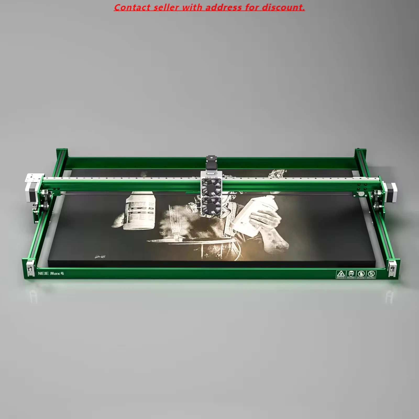 

Ship EU NEJE Max 4 E80 High Power Laser Engraving Machine Wood Router Desktop 4 Axis Industrial Laser Engraver Cutting Machine