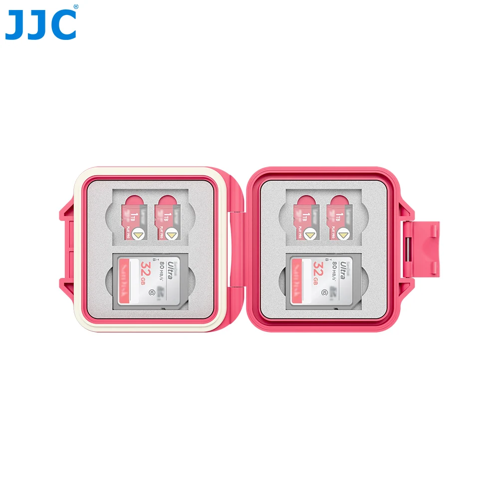 JJC Memoria Card Case Wallet Shell Organizer for 4 SD Card 8 Microsd Card Transflash TF Card Memoria Card Holder Waterproof - view 4