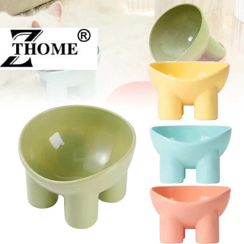 Приподнятая-миска-для-кошек-с-подставкой-Прочный-пластиковый-корм-для-домашних-животных-и-блюдо-для-воды-Изящное-современное-кормление-для-кошек-и-собак