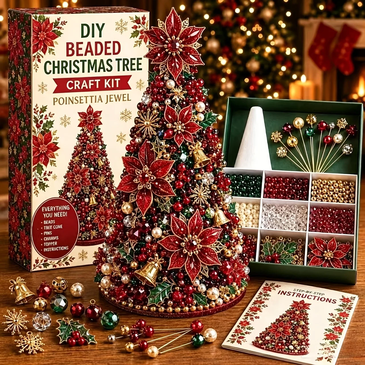 Beaded Christmas Tree Kit 5