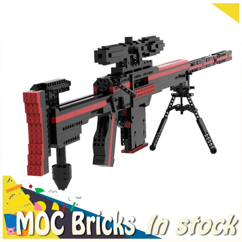 

Limited DL-Q33 MOC Bricks DIY Enthusiast Sniper Rifle Assembly Building Blocks Gun Technical Military City Police Toys Boy Gifts