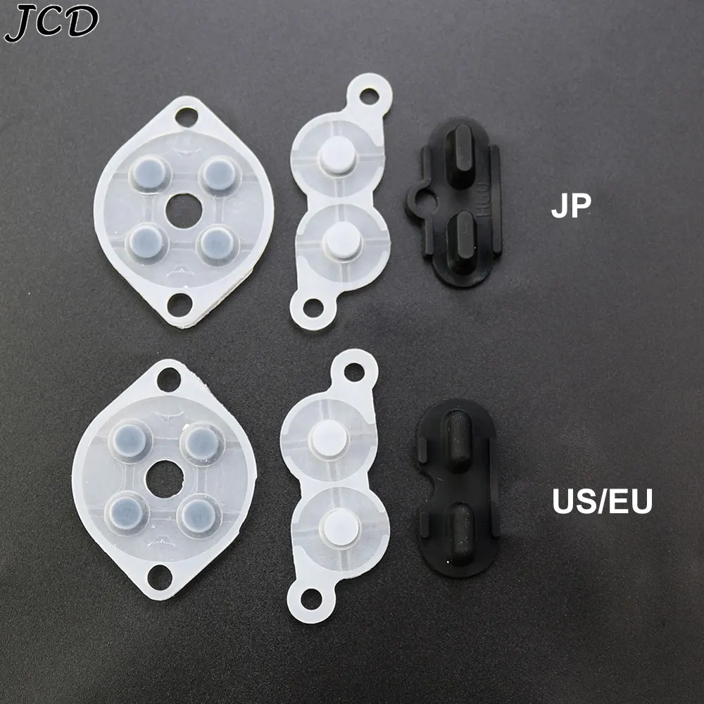 

JCD 1set For NES/FC Controller JP/EU/US Version Rubber Conductive Buttons Silicone D-Pad Pads Repair Parts