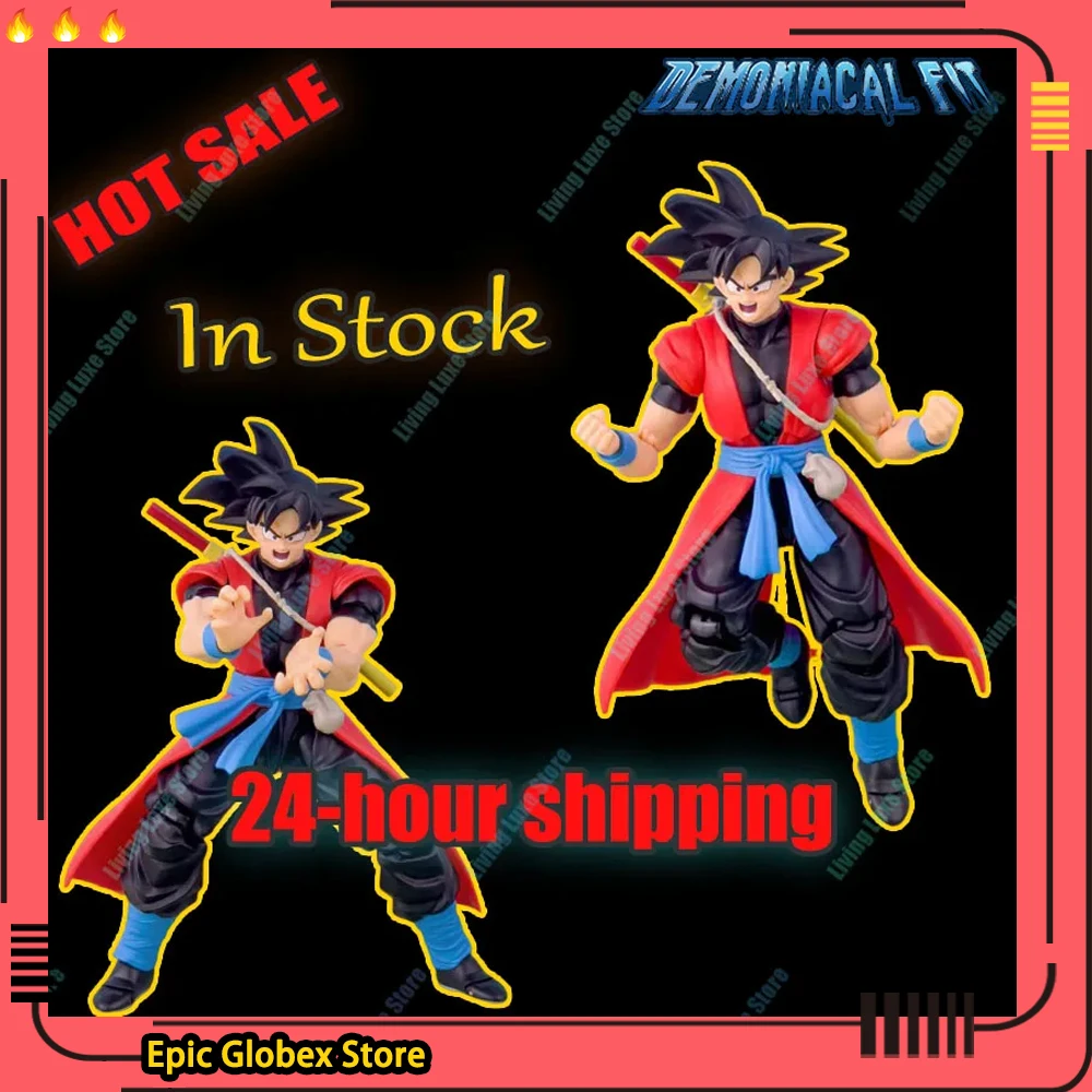 In Stock Demoniacal Fit Son Goku Action Figure Dragon Ball Goku Time and Space Vanguard Figurine Time and Space Rang Dbz Kid Toy