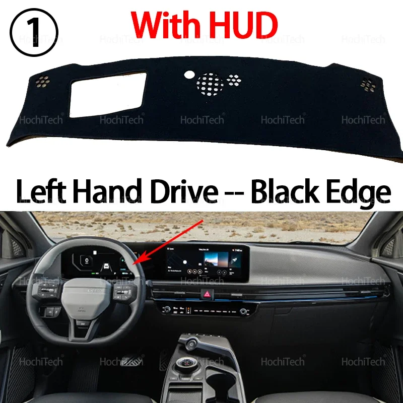 Armaturenbrett Abdeckung Bord Anti-Slip Matte Schützen Pad Auto Sonnenschirm Teppich Teppich Für Kia EV6 Air GT GT-Line 2021 2022 2023 2024 2025 – Detail 9