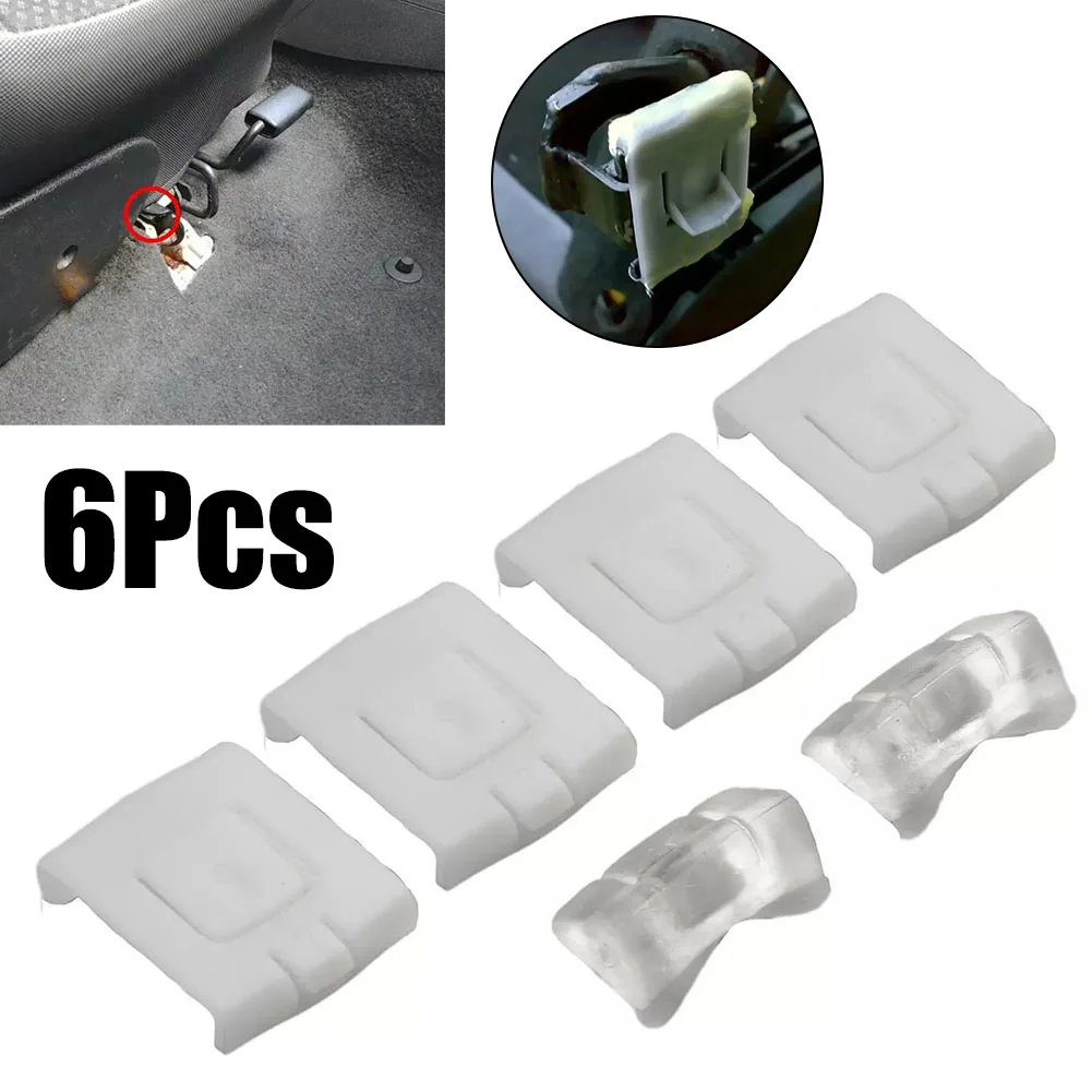 6/12Pcs Car Seat Fastener Rail Clip Slider Guide For Golf MK1 MK2 MK3 For Passat B1 B2 B3 371803241 Car Accessories