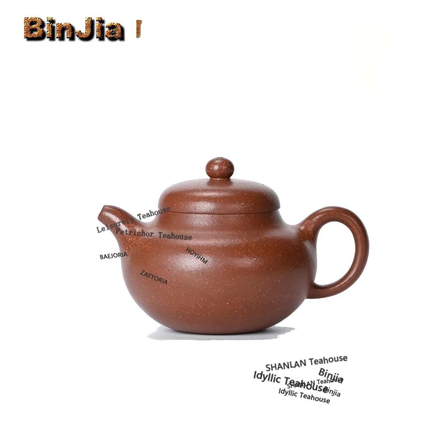 BAEJORIA 140ml Traditional Yixing Purple Clay Teapots Handmade Persimmon Balls Pot Raw Ore Red Downhill Mud Kettle Zisha Tea Set
