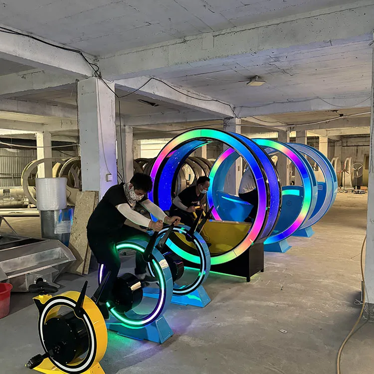 Accessoires de fontaine interactive sans moteur pour vélos, avec cadre robuste et composant d'alimentation stable, équipement de divertissement extérieur pour aire de jeux