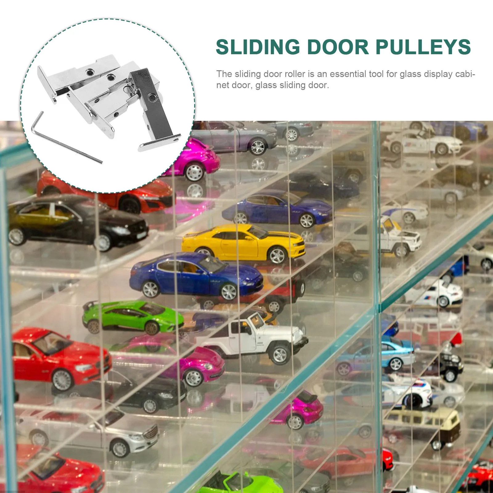 

1Set Sliding Glass Door Rollers Replacement Smooth Quiet Operation Sliding Screen Door Wheels Replacement Kit Durable