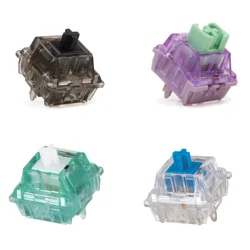 DUROCK Lupine&Transparent Black&Dolphin&Shrimp Switch For Mechanical Keyboard For GK61 GK64 GH60 RK61 Custom Backlit Keyboard