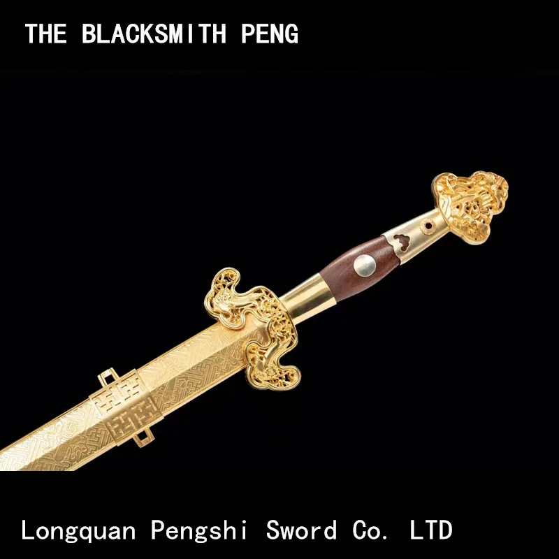 Emperor Ming wears a sword/Ming · Gongqing walking rapier/High-end handwork Chinese Song dynasty swords collectible/Kung fu