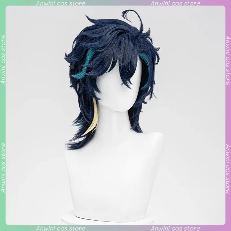 Genshin Impact Anime Kinich Cosplay Costume Wigs Tops Pants Gloves Earrings Set Role Playing Dress-up Comic Con Halloween Outfit - Image 6
