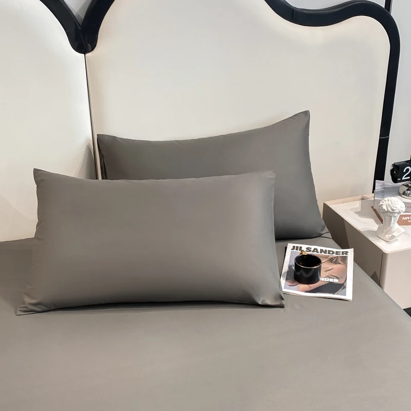 3 قطعة بلون فائقة غرامة الألياف المجهزة غطاء سرير المخدة مجموعة الجلد ودية تنفس الملك الحجم غطاء سرير غطاء مرتبة