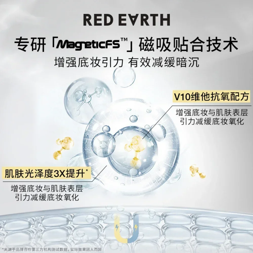 Red Earth Energised Face Base Primer, Orange Face Cream, Makeup Prep, Invisible Pores, Hydratant, Lissant, Cosmetics