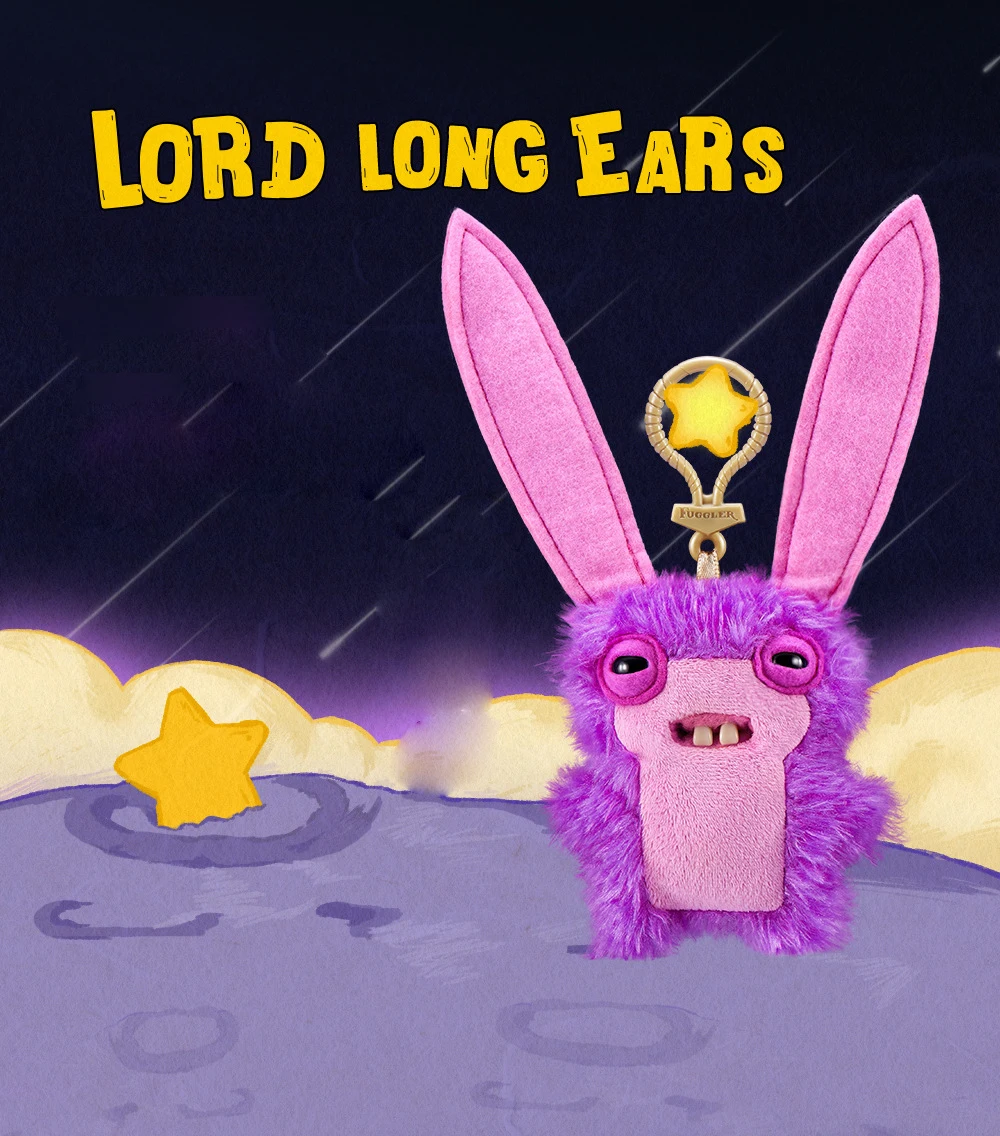 Fuggler Series5 Plush Keyrings Funny Ugly Monster Doll Wide Eyed Weirdo Annoyed Alien Backpacke Pendant Toys Kids Hallowee Gifts