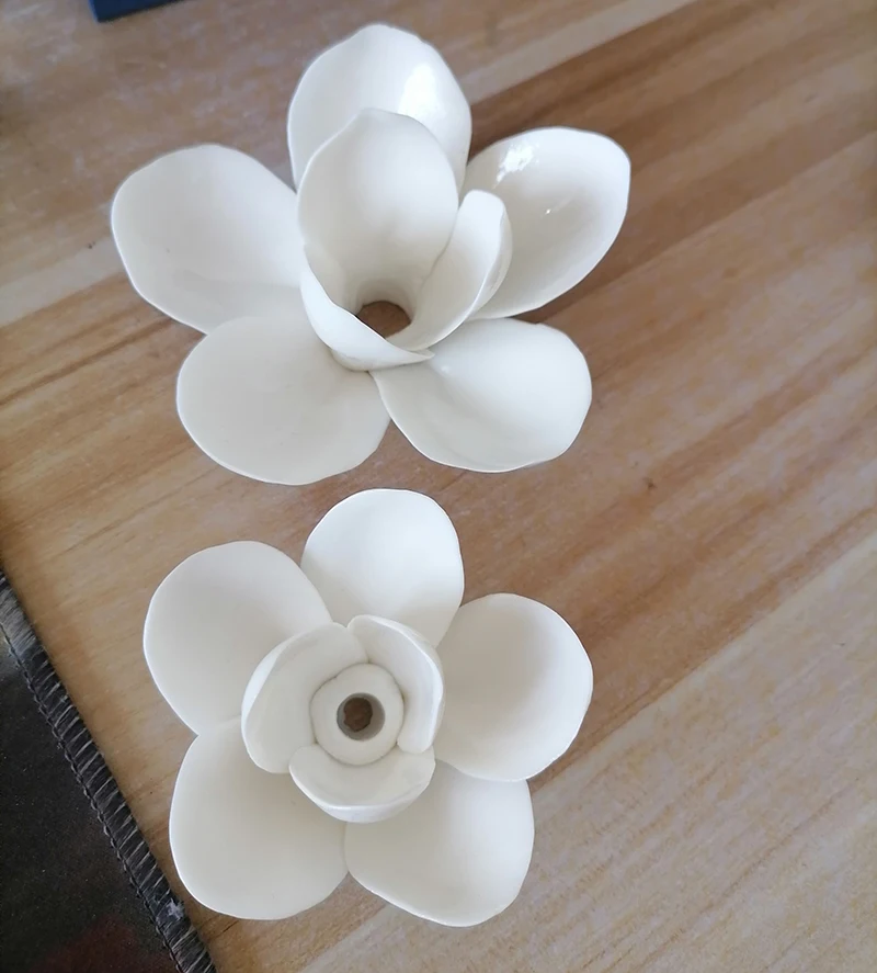 New Italian Light Luxury Ceramic All Copper Branch Living Room Ceiling Light Hotel Restaurant Sales Department Staircase Light