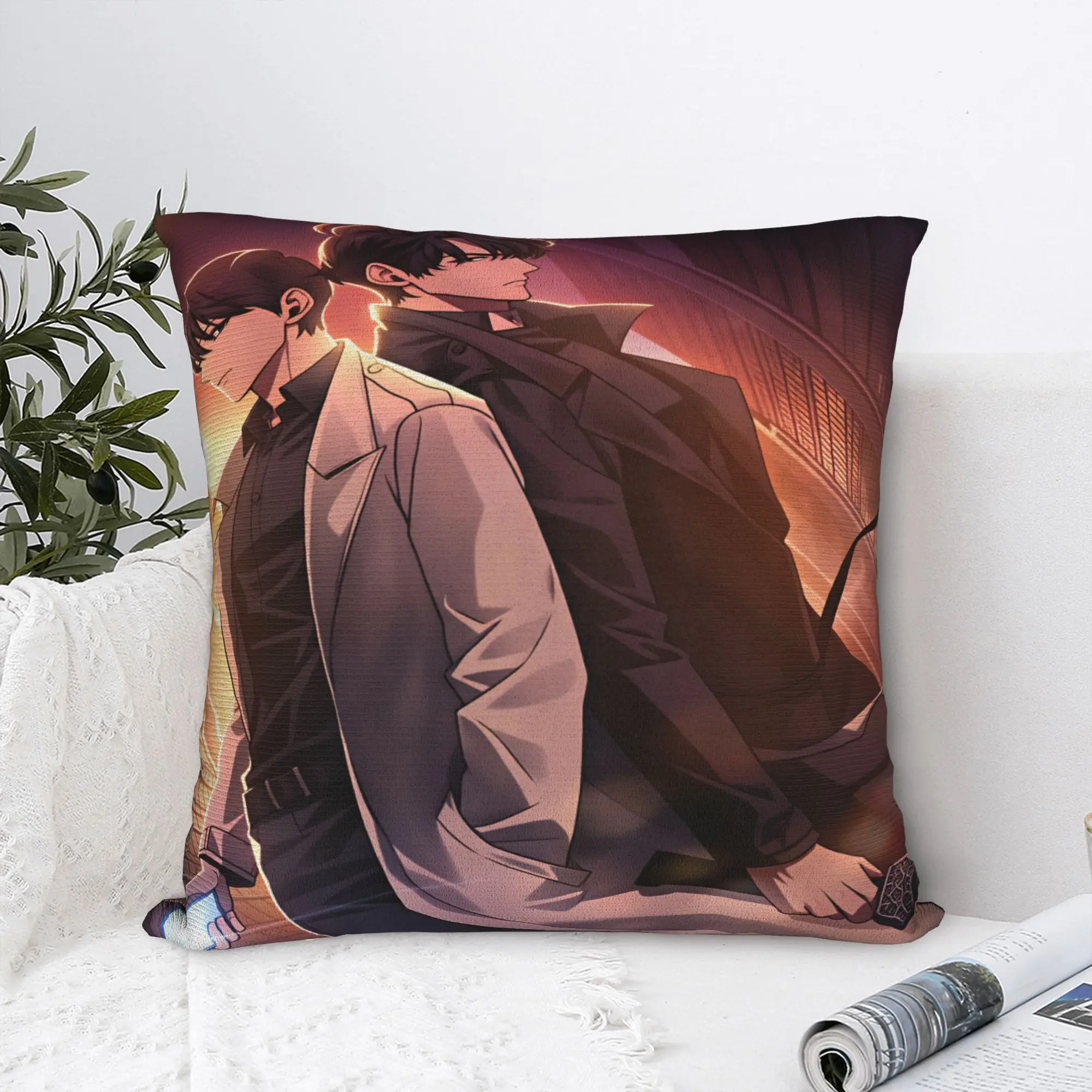 Omniscient Readers Viewpoint Pillow Case  Soft Pillow Cover Vintage Pillowcases For Sofa Car Home Decor
