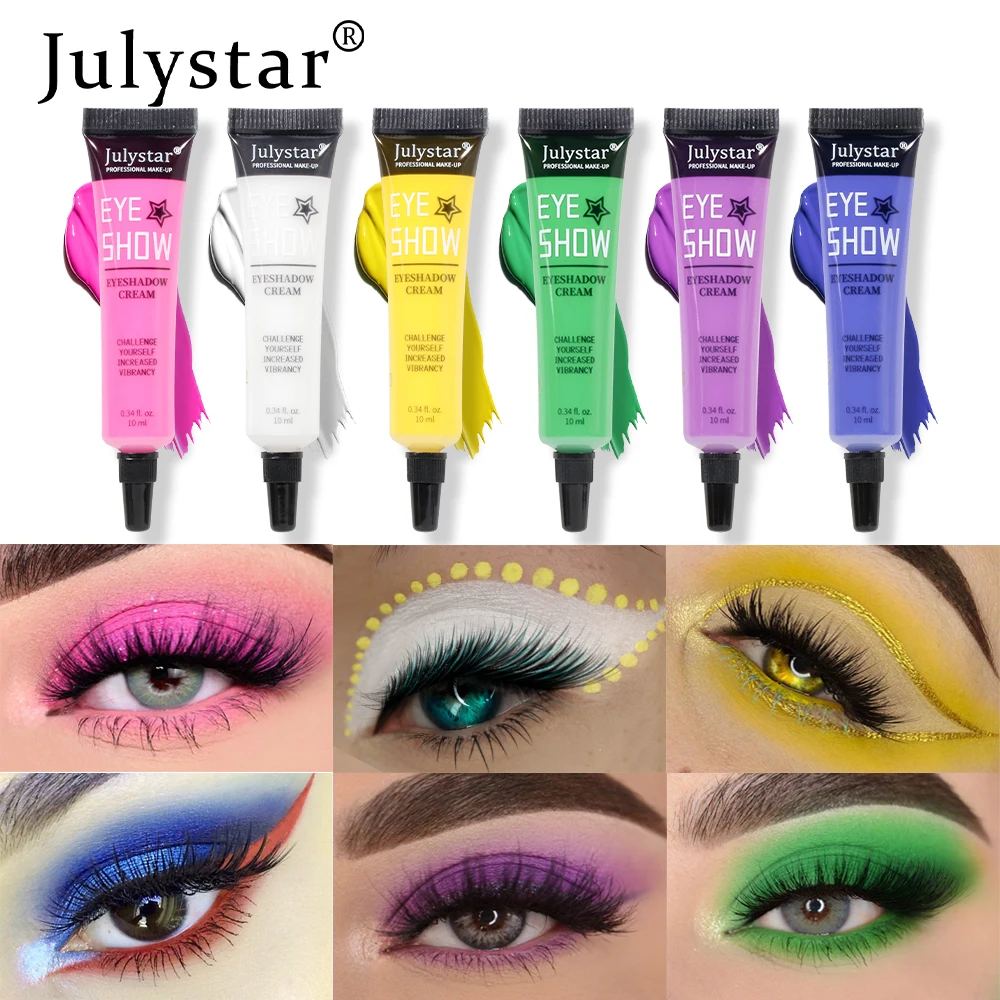 Colorful Waterproof Liquid Eye Paint, Long-Lasting, Smudge-Proof, Matte Eye Makeup, Sweat-Resistant Eyeshadow Cream for Bold