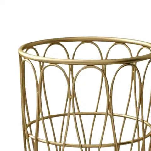 Freestanding Clothes Hamper Iron Storage Basket Laundry Sorter for Home Organization in Bedroom Bathroom Laundry Room