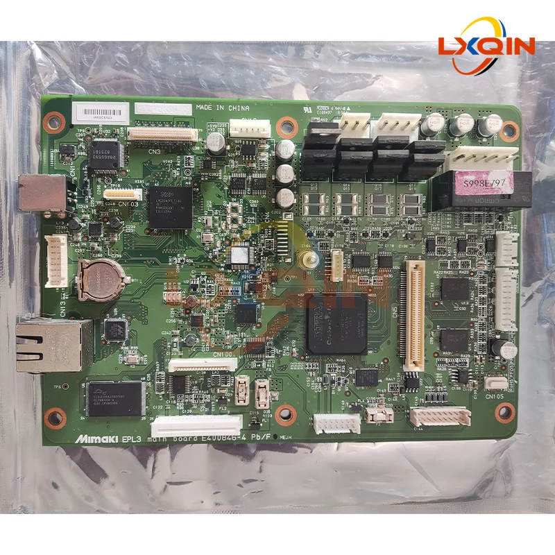 LXQIN Mimaki EPL3 main board E400846-4 for CJV150-160 /CJV300 /JV33/JV150/JV300 motherBoard E400846-5