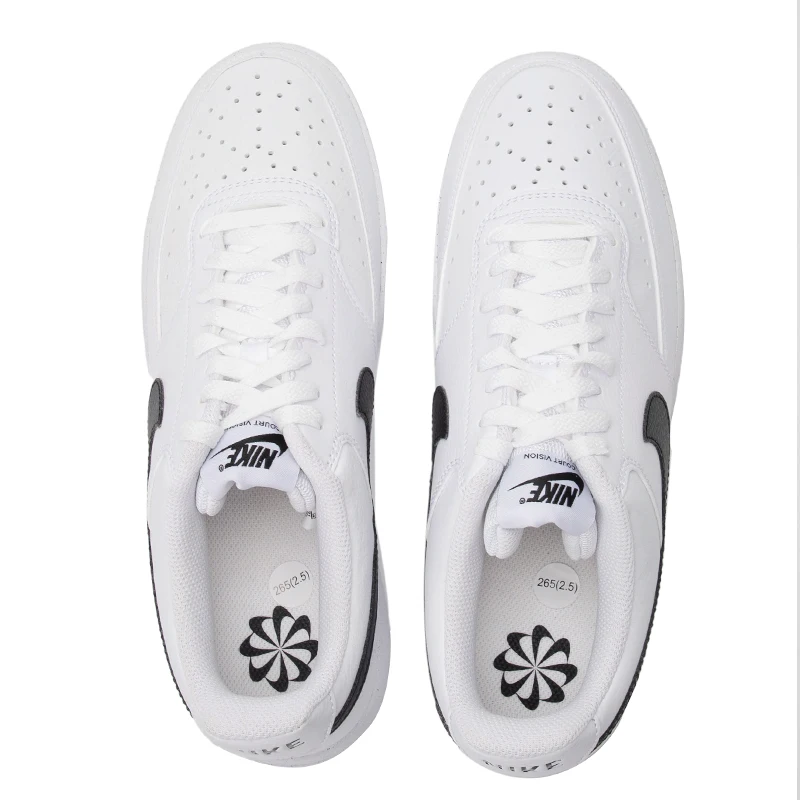 Nike Men's Sneakers Court Vision Low Next Nature Low-Top Cushioned Casual Shoes Commuter Fashion Sneakers Dh2987-101