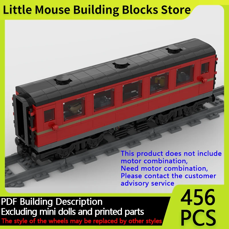 

Popular Movie Model MOC Building Bricks Extra Long Passenger Carriage Modular Technology Gift Holiday Assemble Children Toy Suit