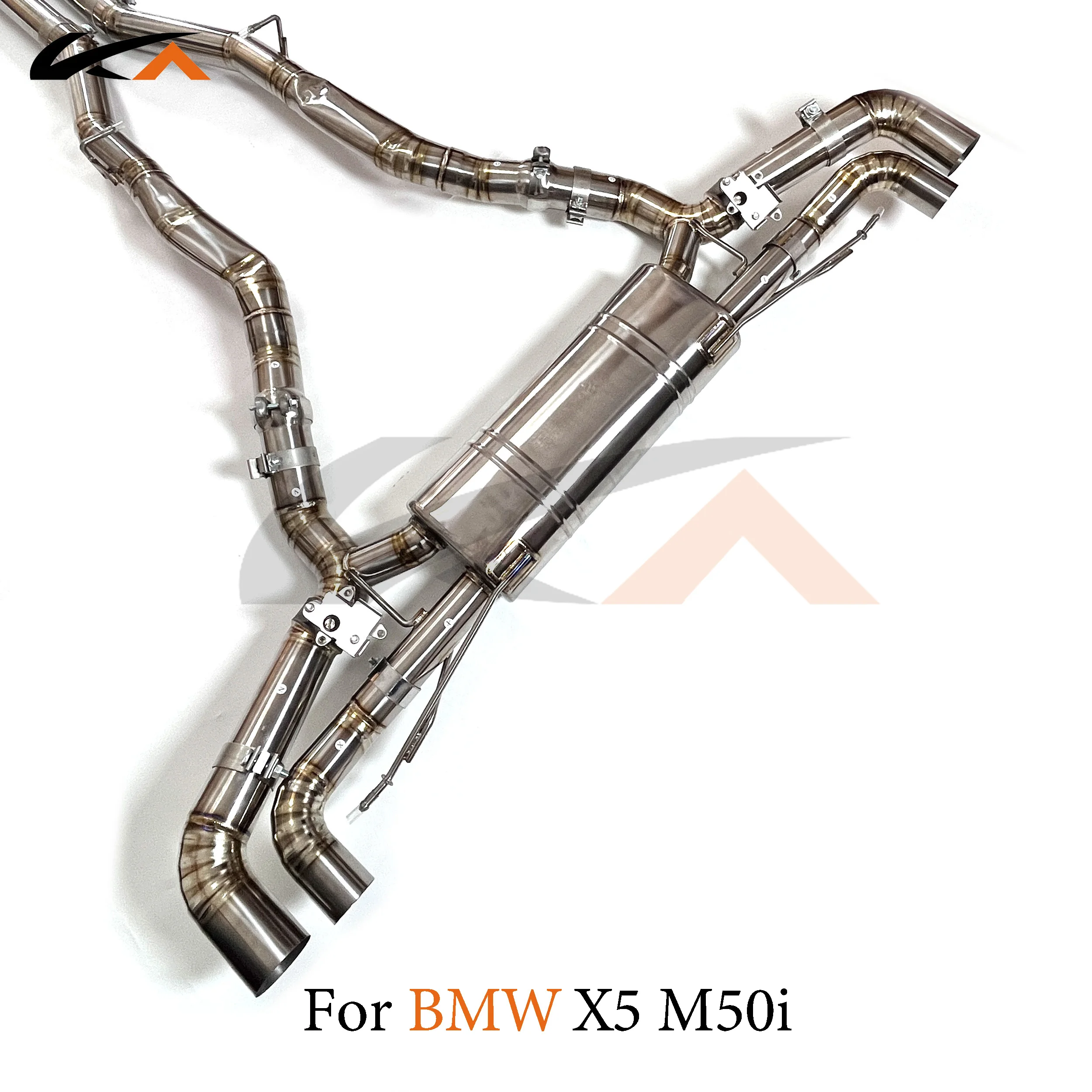 KA Tuning exhaust system titanium alloy catback for BMW X5 M50i 4.4T performance part with muffler valve car accessories