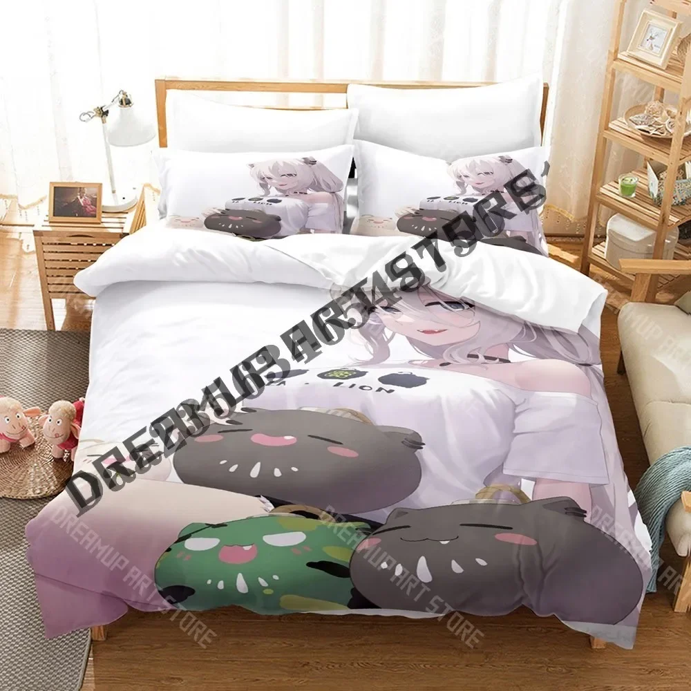 2026 3D Print Shishiro Botan Bedding Set Single Twin Full Queen King Size Bed Set Adult Kid Bedroom Duvetcover Sets Game Anime B