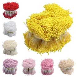 Artificial Mini Floral Stamen, Double Heads Stamen, DIY Floral, Muted Colour, 1mm, 3800Pcs