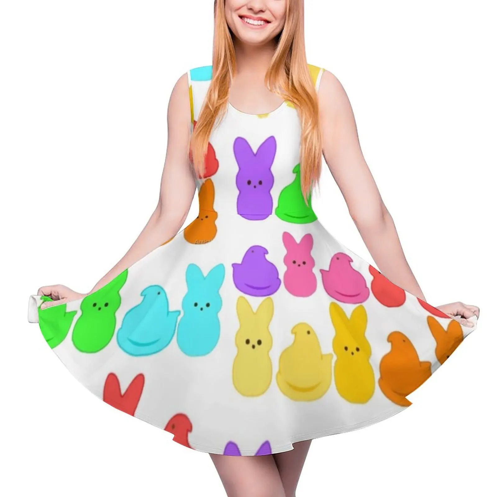 

Easter peeps! Sleeveless Dress Clothing dresses summer woman 2024 dress women elegant luxury