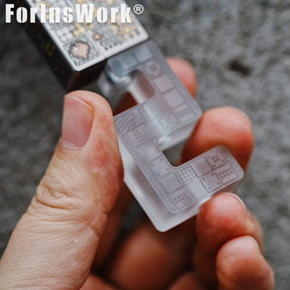 YOLO STUDIO 스네이크 NO FIRE 티타늄 각인 피젯 슬라이더 스트레스 완화 장난감 불안 해소 쿨 피젯 토이