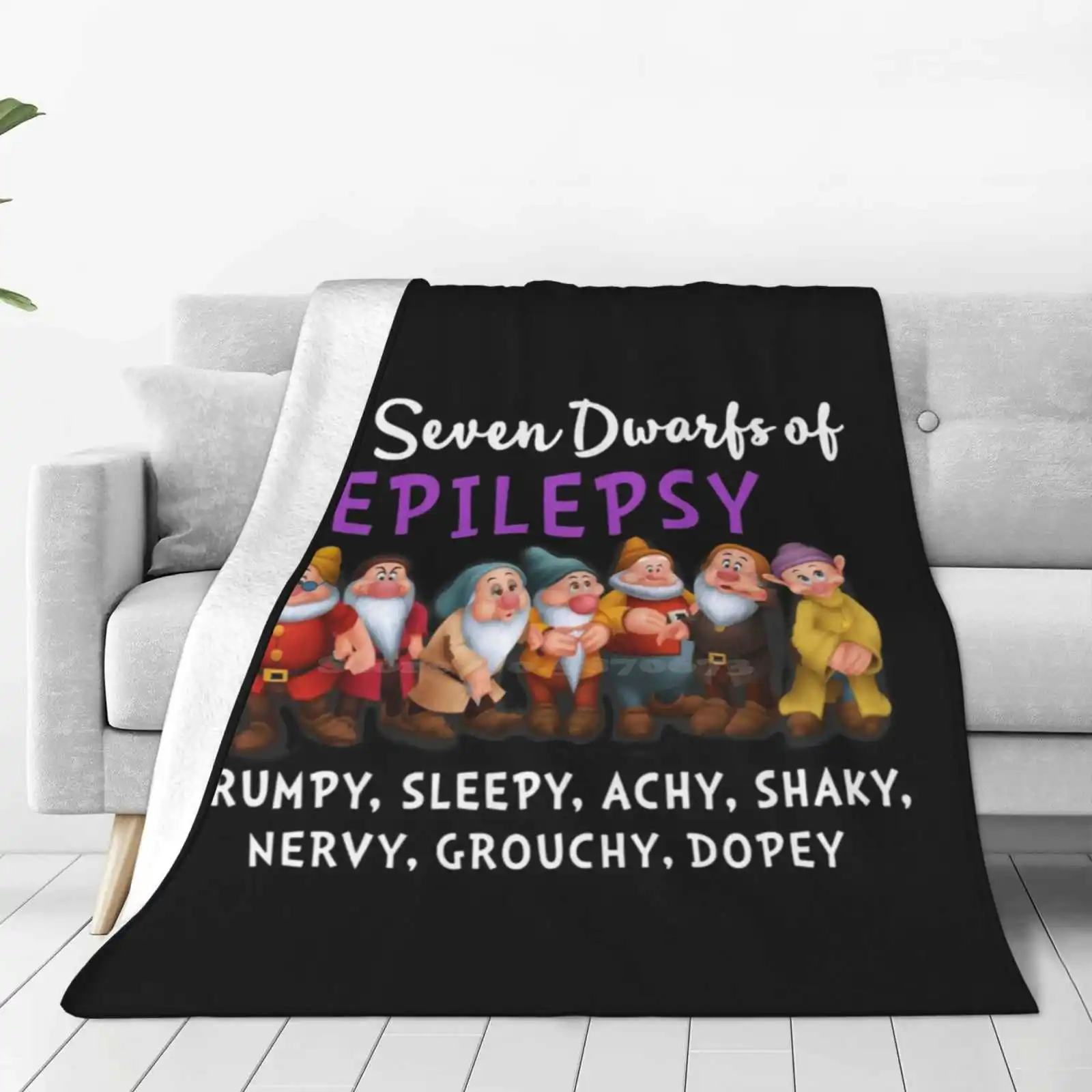 The Seven Dwarfs Of Epilepsy Air Conditioning Soft Blanket The Seven Dwarfs Of Epilepsy