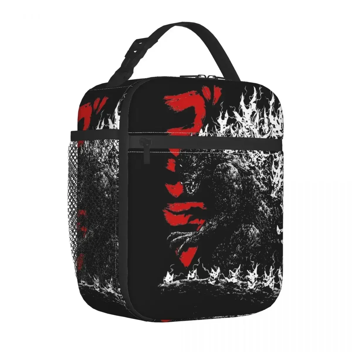 Gojiras Millenium Godzillaed Merch Insulated Lunch Bag For Work Food Storage Bag Portable Cooler Thermal Lunch Boxes