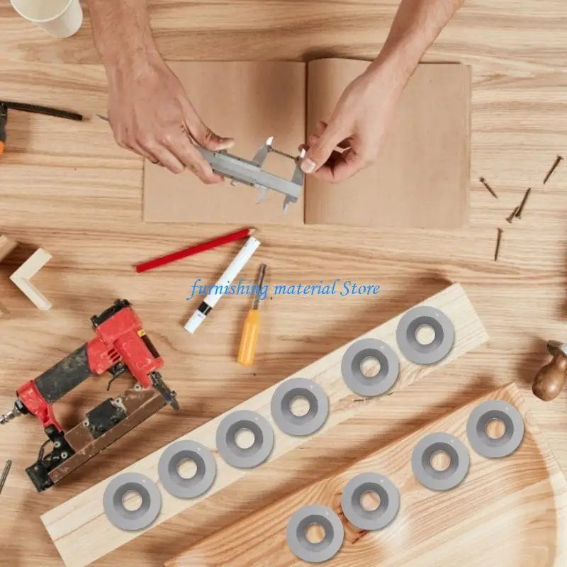 

Y5GD 10PCS Round Insert Cutter Replacement Woodturning Tool Accessory