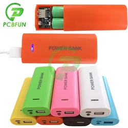 5600mAh 2X 18650 USB Power Bank Battery Charger Case DIY Box for Phone Electronic Charging for 18650 Li-battery DC 5V 1A