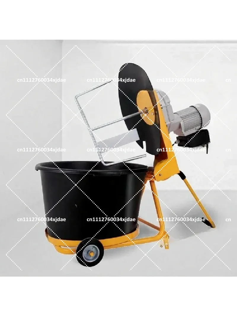 65L Portable Cement Mortar Mixer Handheld Electric Concrete Mixer Tool for Mixing Mortar, Grout, Paint