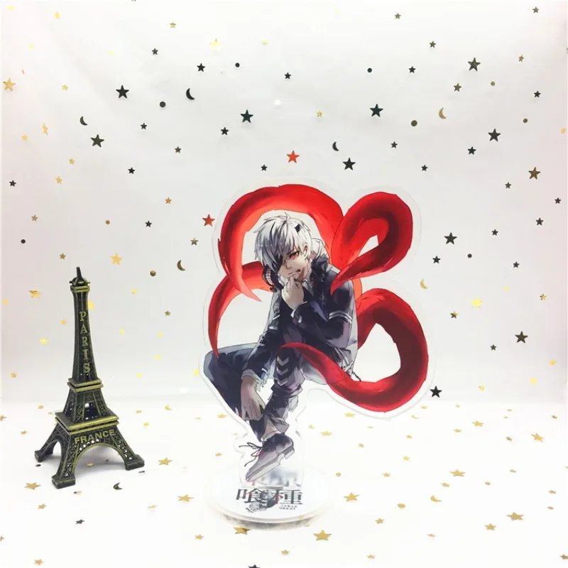 Anime Tokyo Ghoul 아크릴 스탠드 모델 Kaneki Ken JUZO SUZUYA 장식 장식품 팬은 선물을 수집합니다