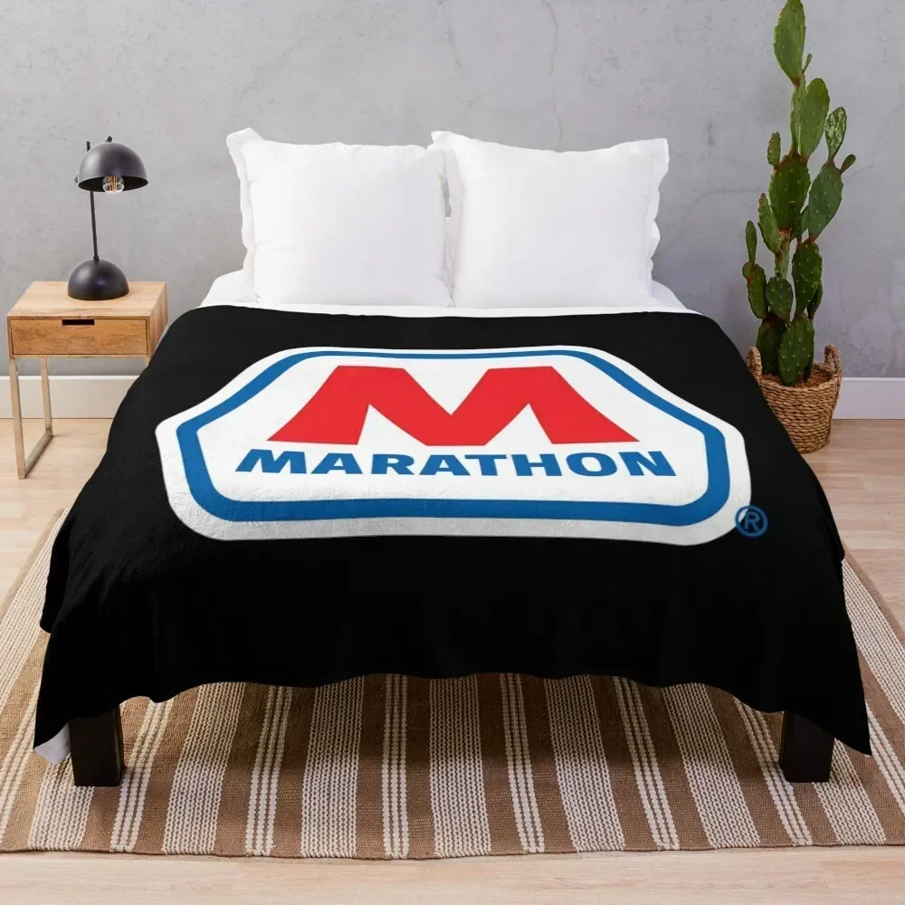 

Marathon OIL RACING LUBRICANT seghosamdes Relaxed Fit Throw Blanket