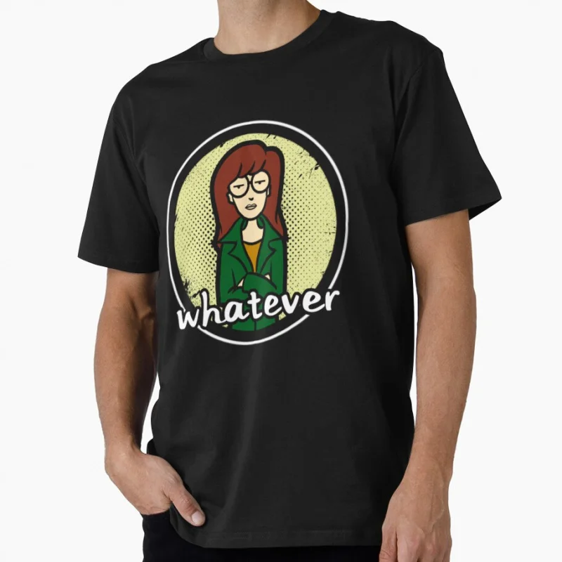 

Daria 1 90s Nostalgia cartoon Retro Sick sad world tv shows Gift t shirt for man Large size Tops S-6XL 100% cotton print Clothes