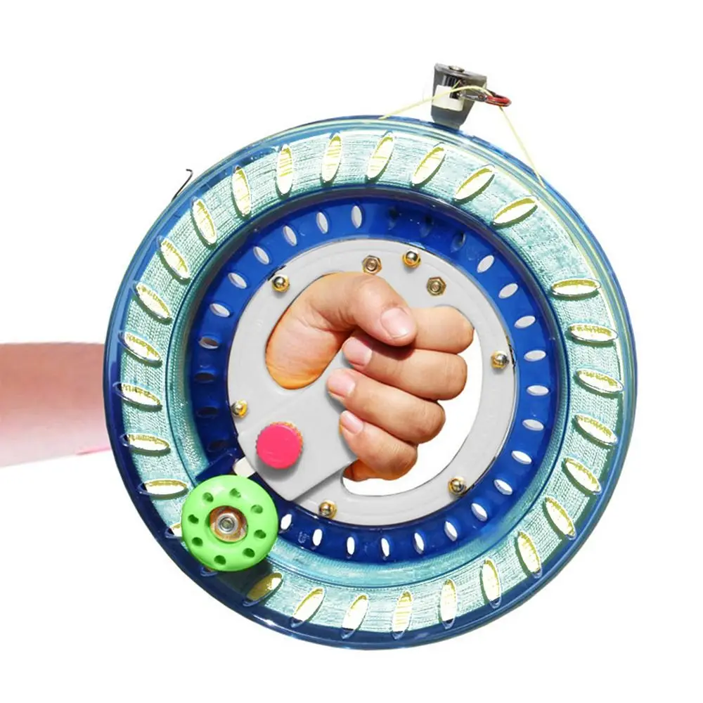 Bobinadora para colgar planeador, accesorios para cometas, tipo Clip, máquina bobinadora, rollo de cometa, carrete, herramienta con mango volador