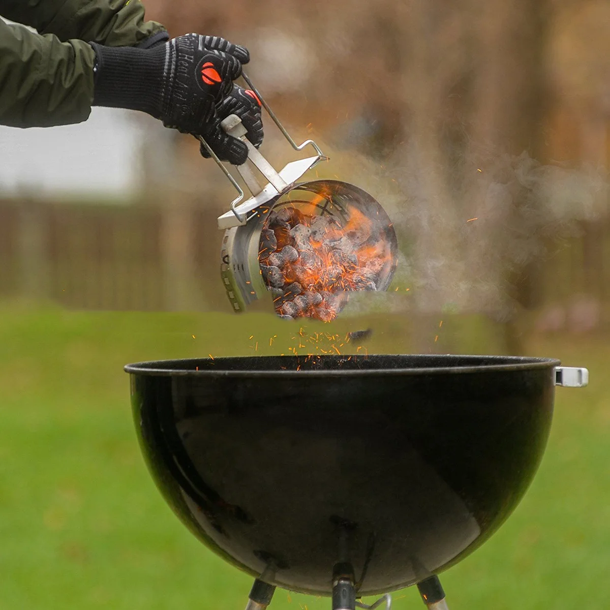 

High Temperature Gloves Insulated Resistance Baking Mitten Grill Silicone BBQ Tools