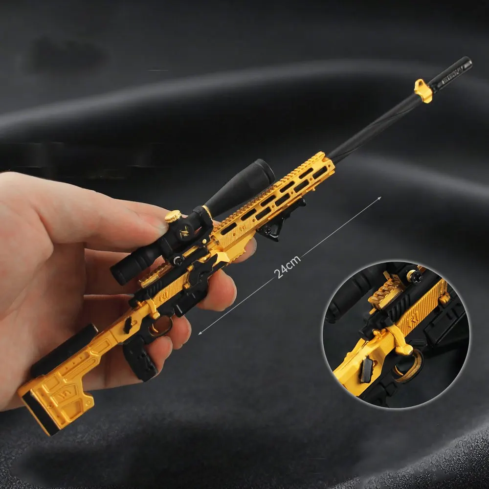

24cm Detachable M700 Mini Gun Model Alloy Collectible Display Piece Kids Toy Gift for Hobbyists Desktop Ornament ZG568