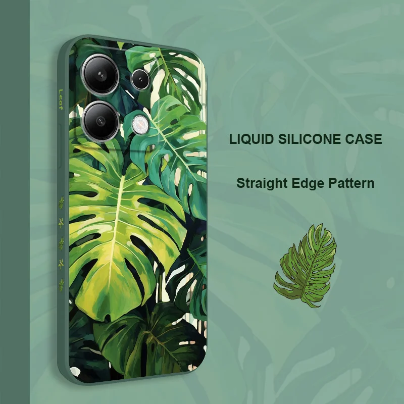 

Wall Climbing Grass Phone Case For Xiaomi Redmi Note 14 13 12 12S 11 11S 10 10S 9 9S Pro Plus 4G 5G Liquid Silicone Cover