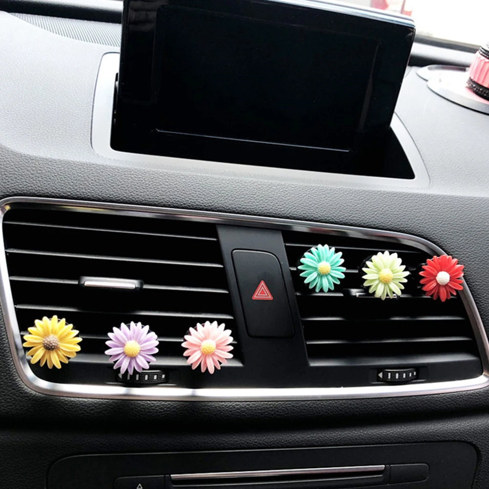 

4 PCS Aromatherapy Diffuser Auto Interior Ornament Car Perfume Clip Decoration Adornment