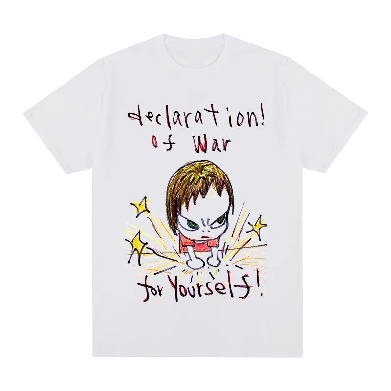 Womens T Shirt Yoshitomo Nara War for Yourself T-shirt  New TEE TSHIRT Womens Tops