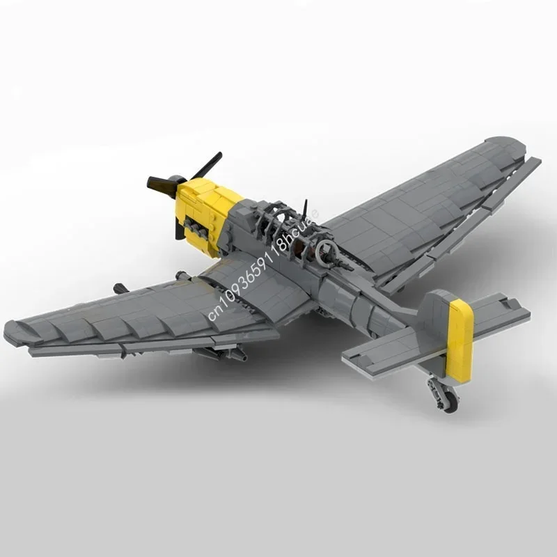 ตัวต่อ MOC Junkers Ju Stuka B 2 จำนวน 639 ชิ้น ของเล่นตัวต่อสร้างสรรค์ ของขวัญคริสต์มาส ของเล่นเสริมพัฒนาการเด็ก