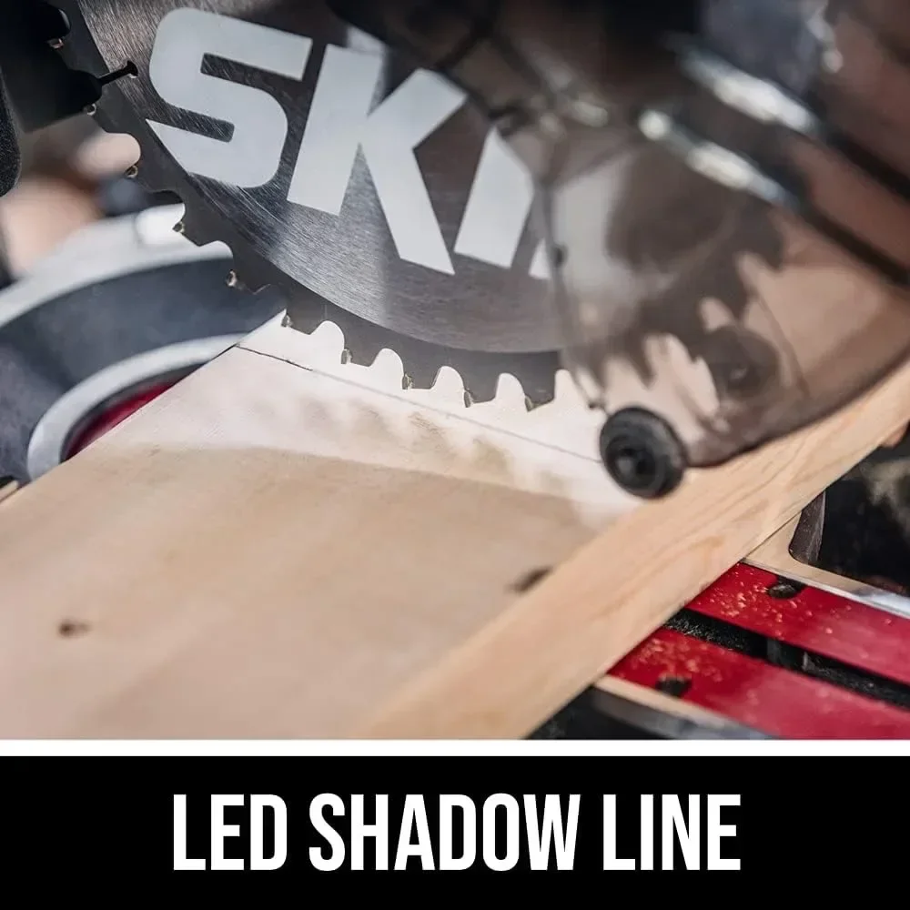 Fast Shipping.Skil 10" Dual Bevel Sliding Compound Miter Saw - MS6305-00 outdoor furniture for balcony image 4