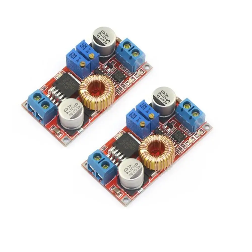 4pcs Lithium Battery Charger Module Board 5A DC naar DC CC CV LED Driver Step Down Buck Converter Board Constant Current Voltage