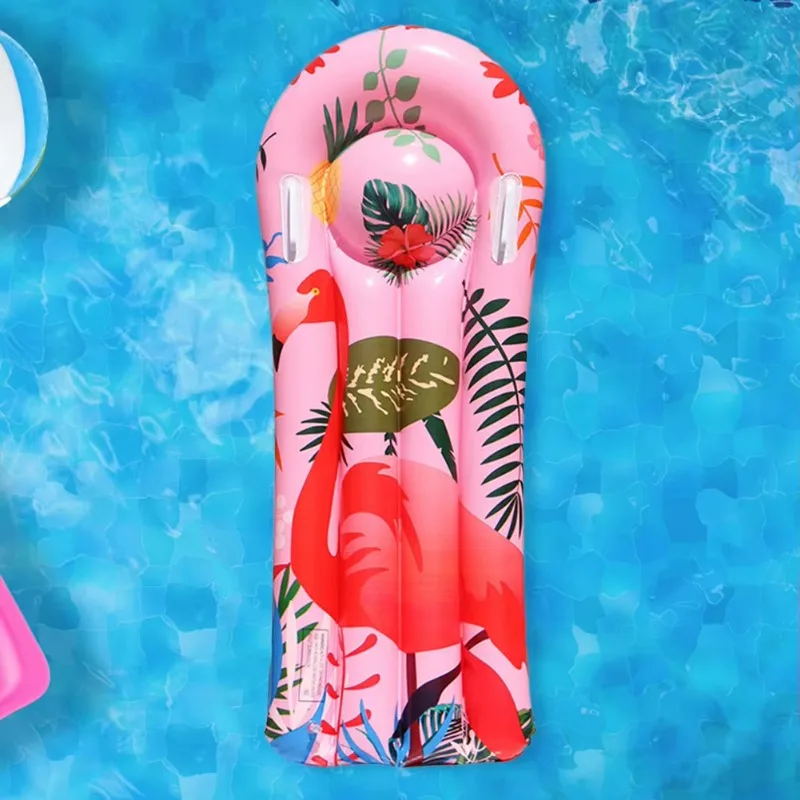 Juguetes acuáticos para niños, esteras flotantes reclinables, portátil, piscina de verano, playa, colchón de aire inflable, accesorios de natación duraderos de PVC